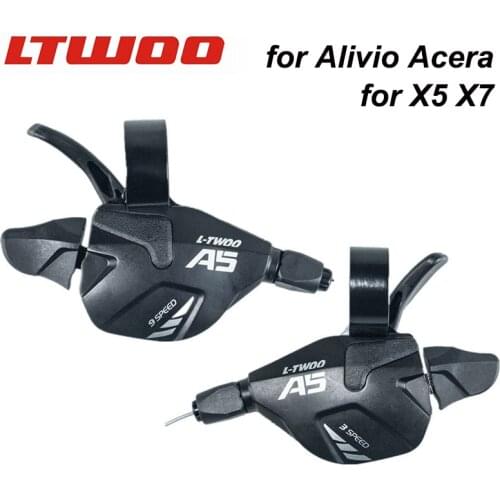 LTWOO A5 3x 9 speed 27s Trigger Bike Shifter , MTB Bicycle 3s Left Shifters Compatible for ALIVIO Altus X5 X7