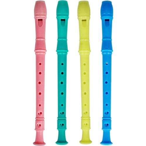 Plastic Musical Instrument Recorder Soprano Colorful ABS 7 Holes Soprano Recorder G Key Type Flute Student Beginner Recorder