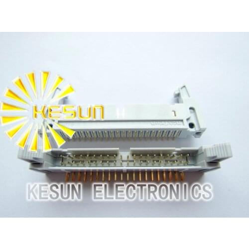 100PCS/LOT Right Angle DC2-40P 2.54mm Full Gold 3U Male Box Header With Ear High quality