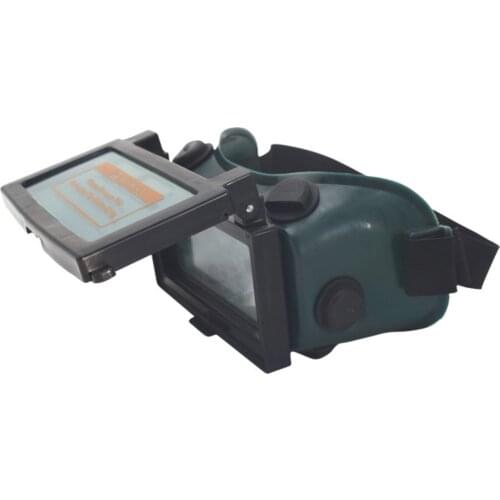 Solar Automatic Variable Light Welding Glasses with Dual Lens Welding Antiglare Protection Eye Cover Argon Arc Weld Glasses