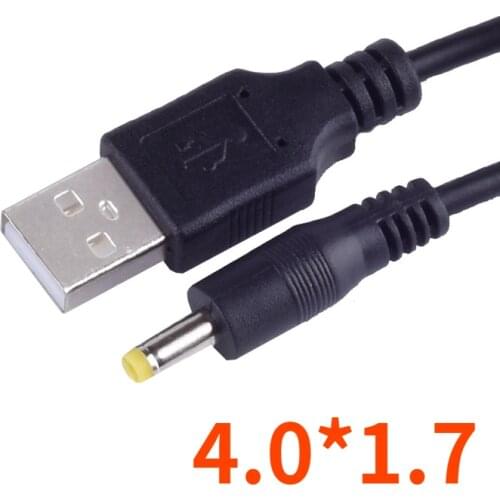 USB To 4.0*1.7mm /DC 4017 4.0x1.7mm 4.0 mm x 1.7 mm 4.0mm/1.7mm Jack Plug DC Power charge charging Adapter Cable 1M 3FT