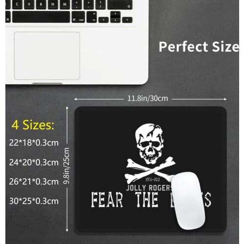 Vfa 103 Jolly Rogers Fear The Bones Mouse Pad DIY Print Cushion Vfa103 Jollyrogers Fearthebones Usnavy