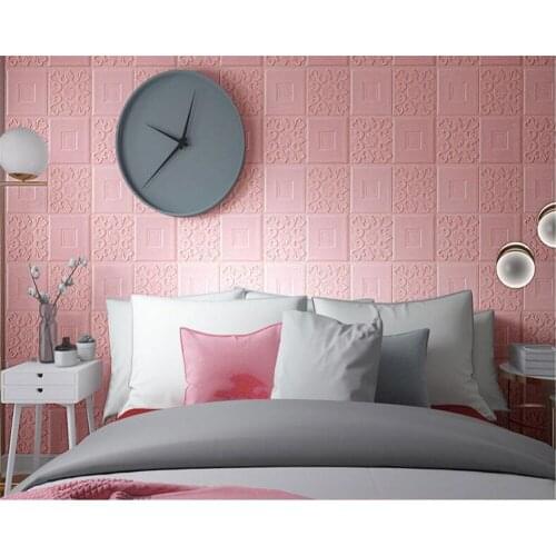 Beibehang Waterproof self-adhesive 3d solid wall stickers ceiling decoration background wall foam brick wall paper moisture