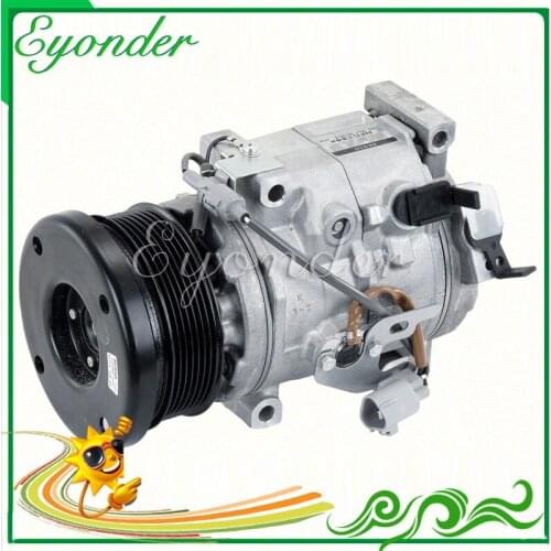 10SR19C Air Conditioning Aircon AC A/C Compressor Cooling Pump PV9 Clutch for Toyota Landcruiser UZJ200R 4.7L 2UZ-FE 2007-2012