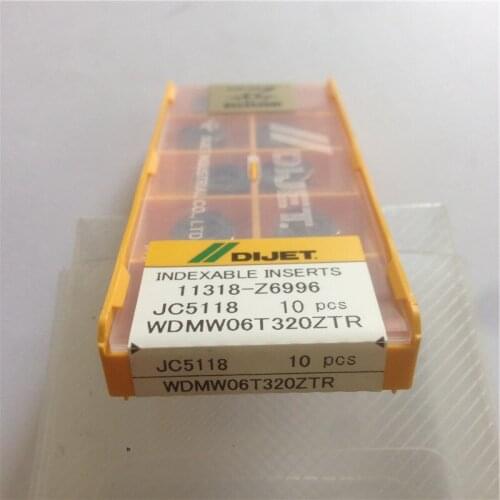 WDMW06T302ZTR JC8015 replacement of JC5118 WDMW 06T302ZTR 100% DIJET Original carbide insert with the best quality 10pcs/lot fre