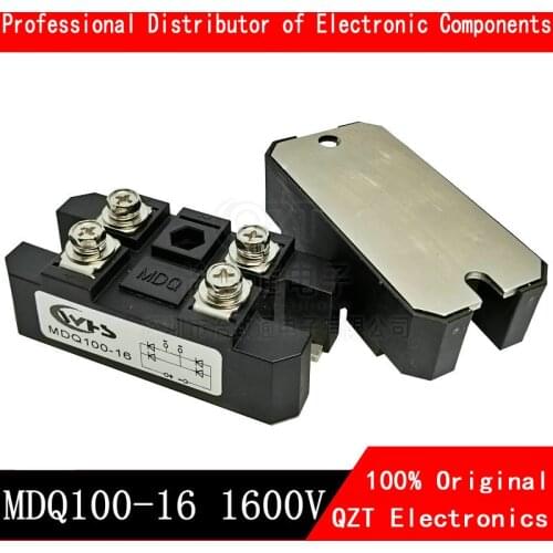 1pieces MDQ100A MDQ 100A Amp 1600V Volt Silicon Single Phase Diode Metal Case Bridge Rectifier Module