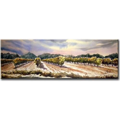 100% hand painted modern decorative oil painting on canvas farm pastoral scenery 15121103