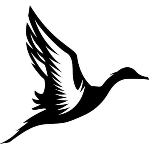 16.2CM*15.1CM Bird Decorate Body Of Car Pattern Car Sticker Vinyl Decal Black/Silver