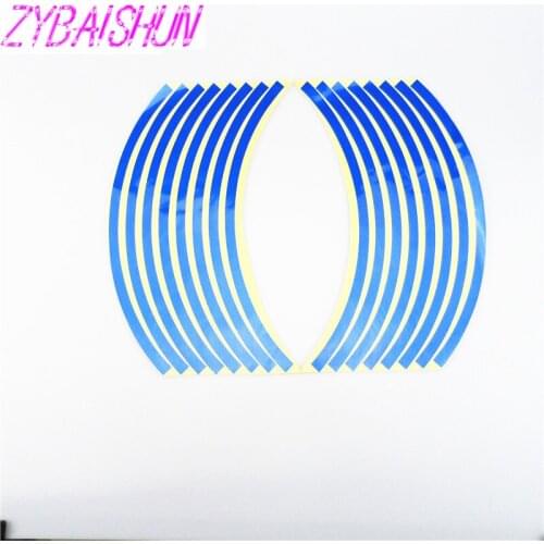 16 Stripe Tape Reflective 15-18 Inch Rims Stickers for Jaguar XF XJ XJS XK S-TYPE X-TYPE XJ8 XJL XJ6 XKR XK8 XJS X320 X308