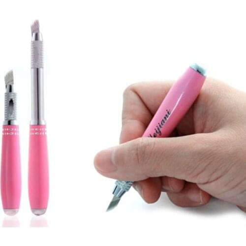6-13cm Adjustable Manual Hair Stroke Microblading 3D Pen For Permanent MakeeUp Eyebrows Tebori Tattoo Machine