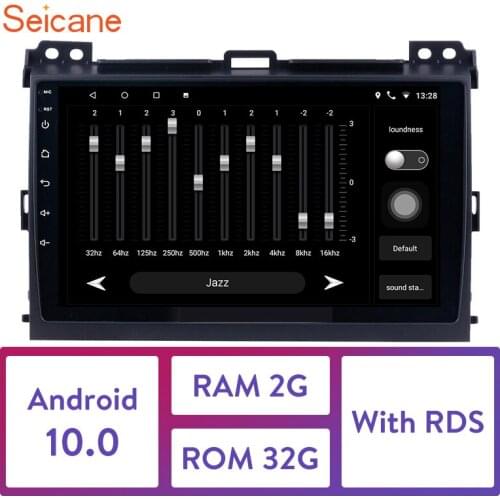 Seicane Android 10.0 2GB RAM RDS Car Radio GPS Navigation Unit Player For Toyota LAND CRUISER Prado 120 2003 2004 2005 2006-2009
