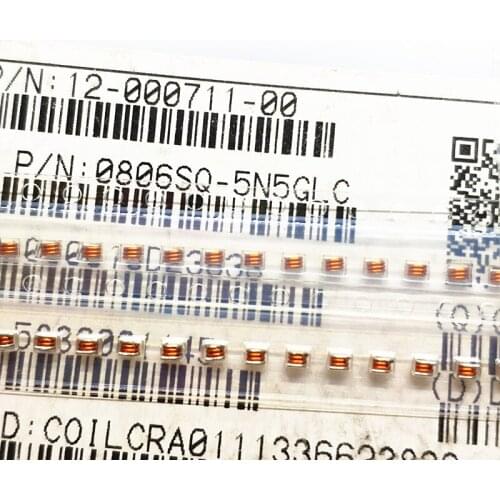 Free Shipping For All 10PCS Inductance 0807SQ-6N9JLC 6.9NH GLC 10N 11N 14N 17N 22N Chip Collow Coil