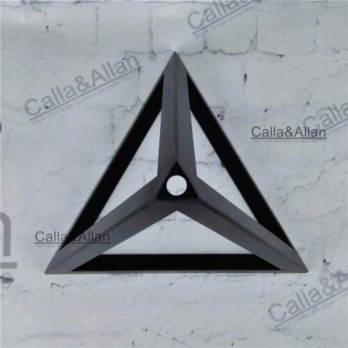 Free shipping M10 hole lamp shade 230mmX230mm iron Triangle cage edison lamp shade DIY black iron house shade for lighting