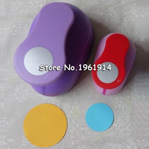 3" 2" Circle punch 73mm 50mm diy craft hole puncher scrapbooking punches eva maker Kids scrapbook paper cutter Embossing sharper