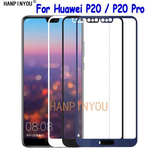 For Huawei P20 5.8" / P20 Pro P20Pro 6.1" Full Cover Hard Tempered Glass Screen Protector Ultra Thin Explosion-proof Film Guard