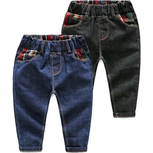 Boys girl hole Jeans pants Excellent quality cotton New casual children Trousers baby toddler Comfortable kids clothes Children