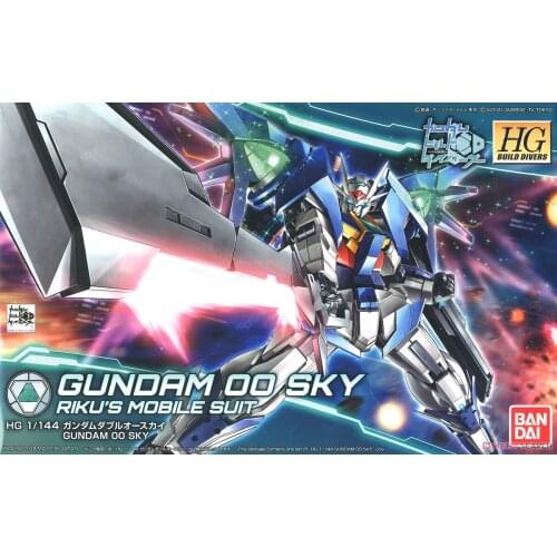Gundam 00 Higher Xn Sky Phase Bandai HGBD 014 1/144 Gundam Diver Action Figure model toys kids