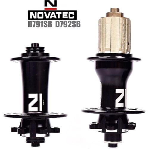 Novatec D791SB D792SB Mountain Bicycle Disc Hubs BOOST QR Thru For 8 9 10 11 Speed 28 32 Holes Front 2 rear 4 bearings
