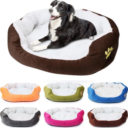 Dog Bed Warm Soft Dog Sofa Cat Litter Sleeping Beds Lounger Cat Nest Baskets Plush Kennel Cushion Mat Comfortable Pet Supplies