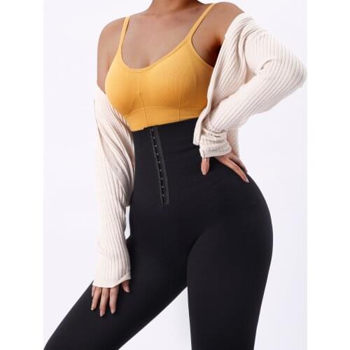 Fitness Leggings Women Corset Yoga Pants Hip Lift Postpartum High Waist Tight Workout Running Training Tights Gym Leggings Women