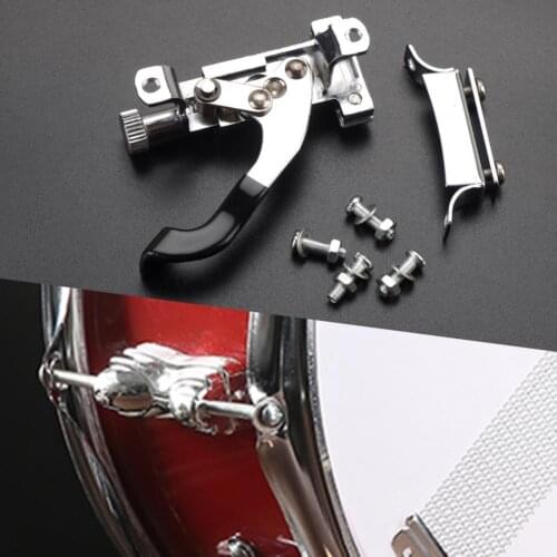 Metal Snare Drum Throw Off Clamp Strainer Regulator with Mounting Screws Drum Strainer for Drum-player
