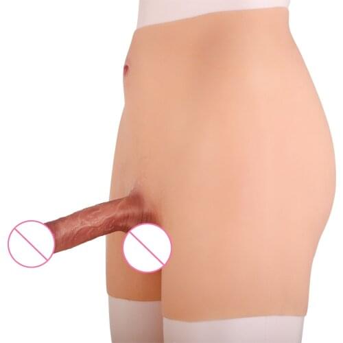 Hollow Dildo Realistic Strap-On Dildo Penis Pants Sex Toys Huge Silicone Dildo Panties Men Gay Lesbian