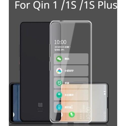 Clear TPU Phone Case for Xiaomi Qin1 1S Plus Case Silicon Soft Back Cover for Qin1S Plus Qin 1S Plus Qin 1S+ Case