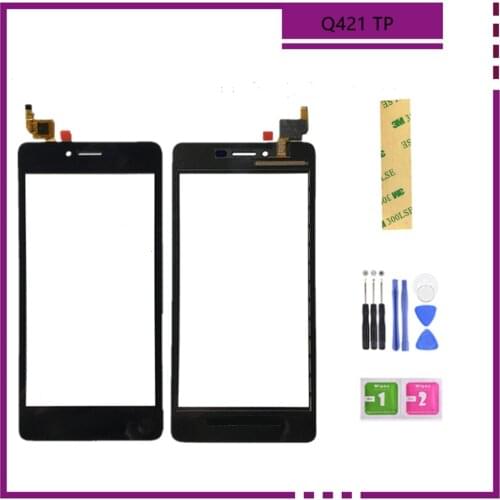 Q421 touch 5.0 Inch For Micromax Q421 Q409 Touch Screen Digitizer Sensor Panel Front Glass
