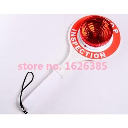 LED handheld stop plate traffic baton traffic safety warning light stop sign Tire Repair Tool