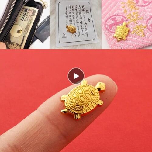 Japanese Money Turtle Asakusa Temple Small Golden Tortoise Guarding Praying Lucky Wealth Home Decoration Lucky Gift Ornaments