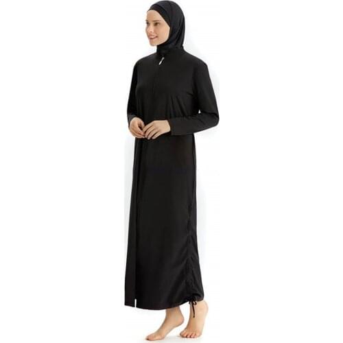 Bathing suit women Islamic Muslim Swimwear Long Dress and Pants Modest Swim Surf Wear Sport Full Suit Swimming 3 Piece Sets