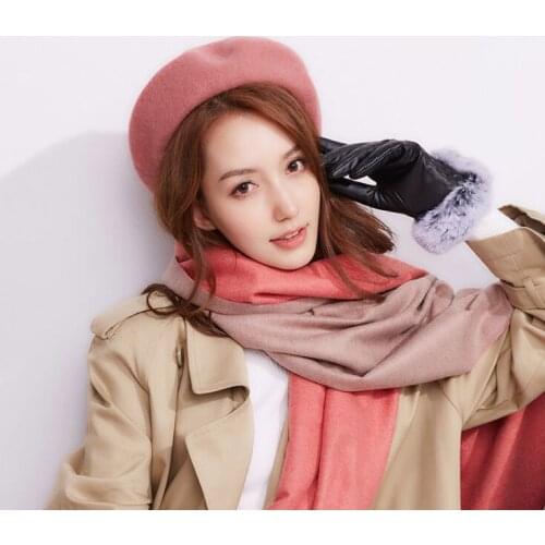 Women casual solid wool beret cap Octagonal hat Winter lady woolen thick warm artist Pumpkin hats gorros