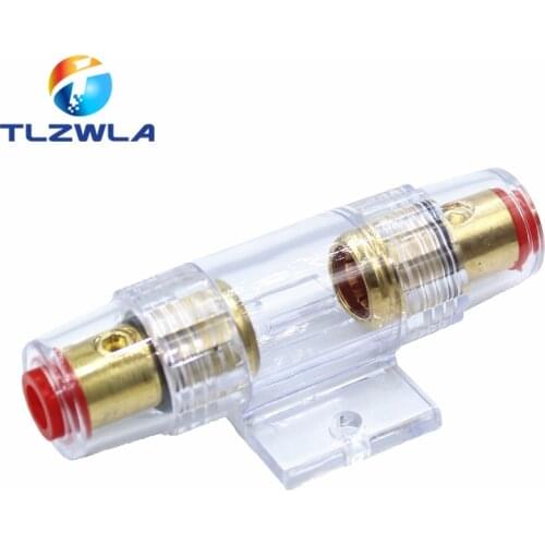 1PCS AGU 10*38MM Fuse & Holder Car Audio Refit Fuse Holder Car Stereo Audio Circuit Breaker Inline