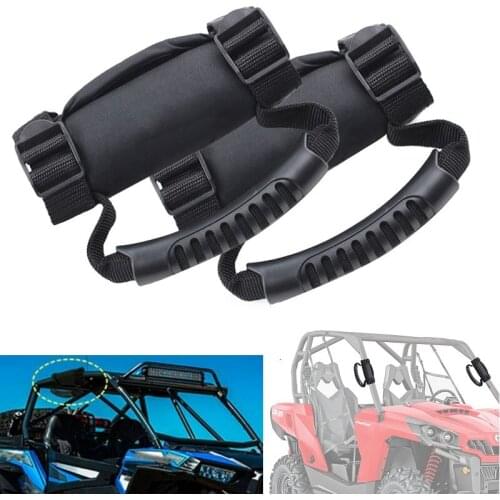 2 PCS/Pair ATV & UTV Roll Bar Grab Handle Hold For Jeep For Polaris RZR Gator Kawasaki Honda Yamaha UTV &ATV off-road Vehicle