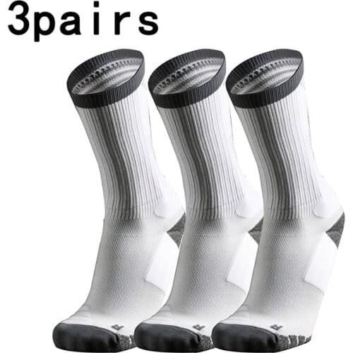 3pairs football socks training socks Sports socks basketball socks anti-slip socks antiskid wear resistant basketball socks