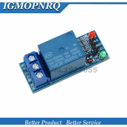 5V 1 One Channel Relay Module Low Level for SCM Household Appliance Control
