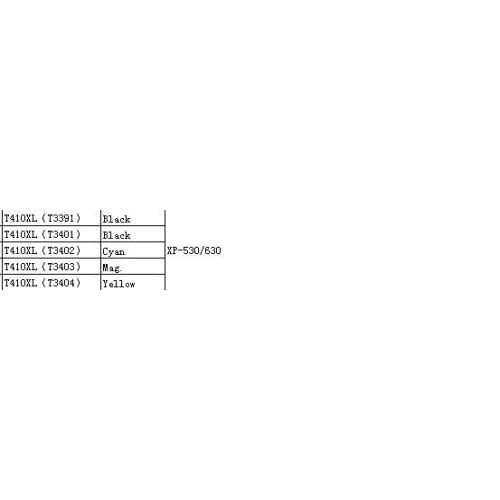 INK WAY Australian Printer Model, Compatible Printer Ink Cartridge T3391-T3404 for XP-530 XP-630 etc