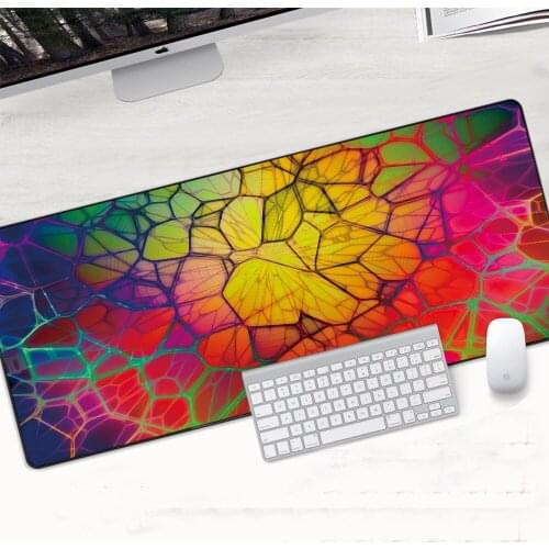 Large Game Mouse Pad Mat Laptop Gaming Mousepad XL Anti-slip Rubber Grande Gamer Mouse Pads Office Desk Computer Pad Abstract