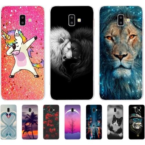 For Samsung J6 J6+ 2018 Case coque Soft TPU silicon Cover on For Samsung Galaxy J6Plus 2018 J 6 Plus J610 J610F Capas