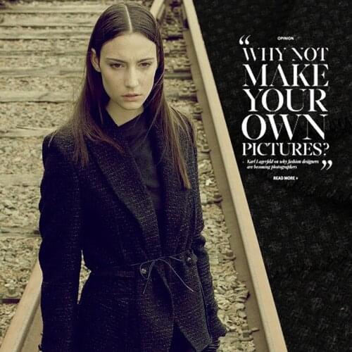 Black gray dot mixed wool woven tweed fabric W1H37