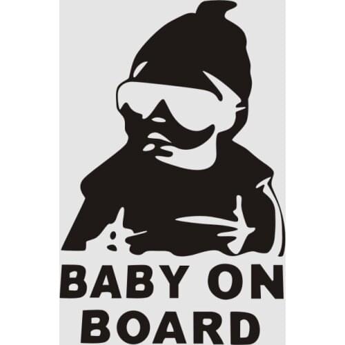 Baby on board Safety Warning Stickers Car Window Vinyl Decal Wall Stickers For Kids T180405