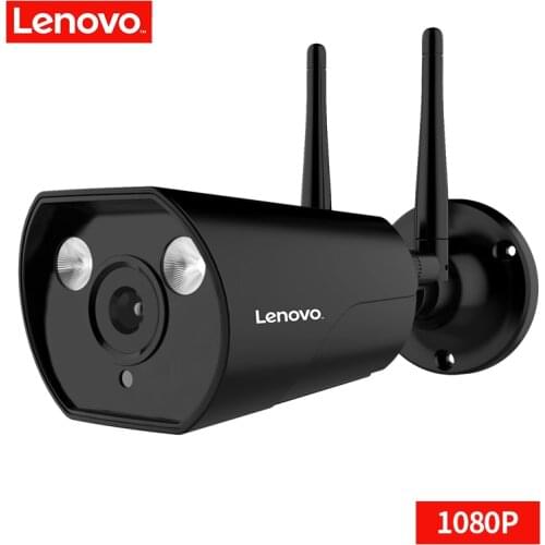 LENOVO dual antenna IP camera ONVIF 1080P Outdoor Waterproof CCTV Camera HD Night Vision Wifi Wireless Surveillance camera