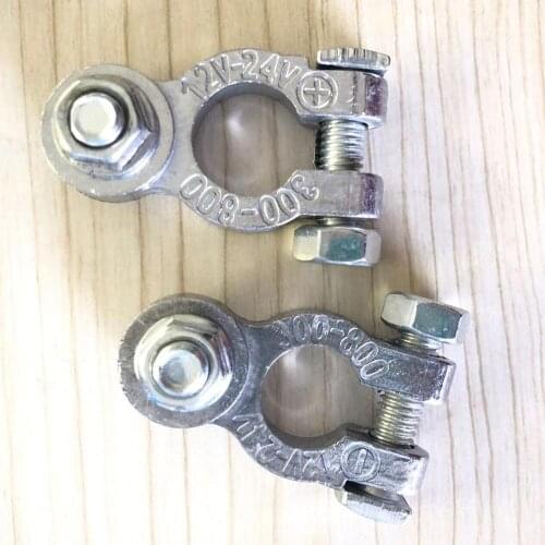 New 2pcs 12V Leisure Battery Terminals Connectors Clamps Car Van Caravan Motorhome