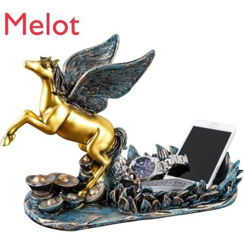 European Creative Key Remote Control Desktop Storage Box Modern Simple Jewelry Ornaments Gathering Tea Table Decorations