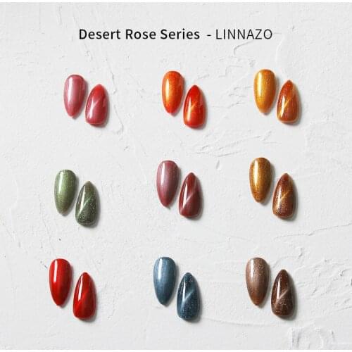 LINNAZO 9 Colors Series Gel Polish 7.3ML Starter Kit Soak Off LED Best For Manicure Nail Art Lovers Girls Women DIY At Home