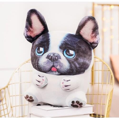 Cute French Bulldog Plush Toys Stuffed Animal Plush Dog Doll Pillows Soft Cushions Kids Girls Gifts