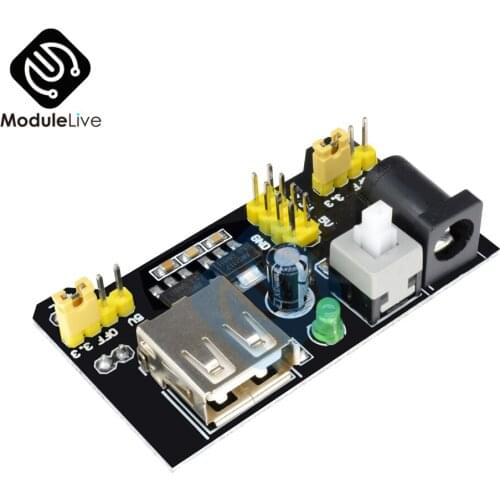 MB102 Power MB-102 MB 102 Breadboard Power Supply Module 3.3V 5V For Arduino Solderless Bread Diy Electronic PCB Board