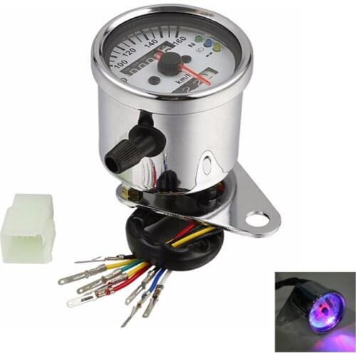 New Signal Light LED Backlight Dual Odometer Speedometer for Universal Motorcycle Harley-Davidson