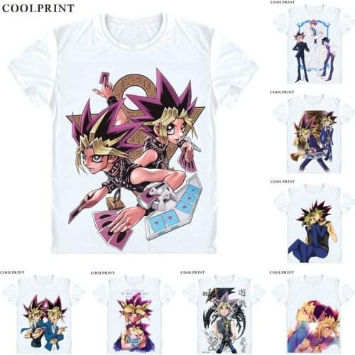 Mutou Yuugi Muto Yugi T Shirt Duel Monsters Yuu Gi Ou Yu-Gi-Oh King of Games Casual TShirt Premium T-Shirt Short Sleeve Shirts