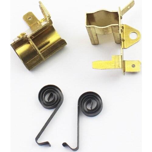Carbon Brush Holder Kit Carbon Brush Holder Pot Brush Nest Spare Parts for Deshi Odlon Jingsu 95/110K/125T Electrical Tools